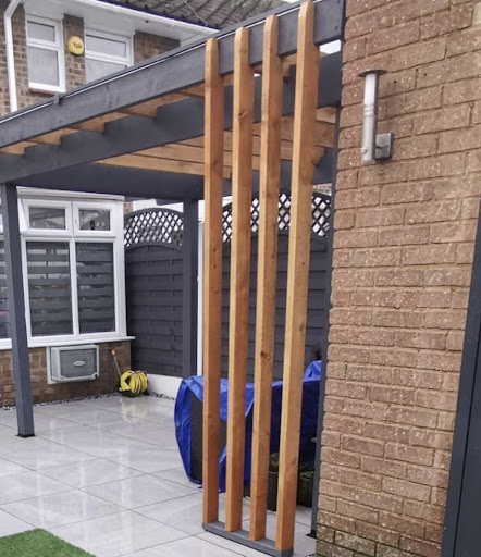 Bespoke pergola made to supplied specifications.