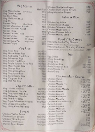 Food Villa menu 5