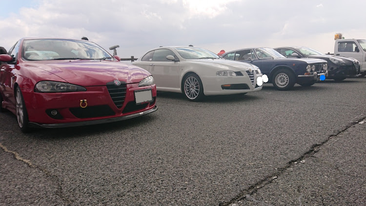 147のアルファロメオMT・芦有ドライブウェイ 東六甲展望台・イタリア車・スーパーカー・たまたまオフ会に関するカスタム事例の投稿画像6枚目