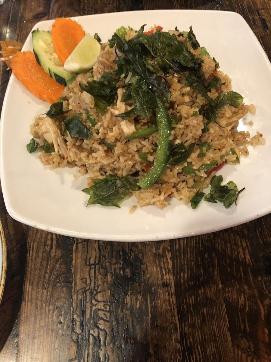 GF Basil Fried Rice