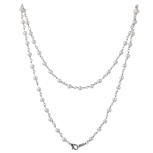 Title 8, Womens Hanging Chain Fashion Retro Pearl Love ...