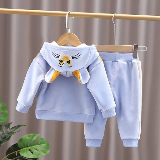 Title 8, Childrens Leisure Plus Velvet Padded Long-slee...