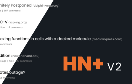 Hacker News + chrome extension