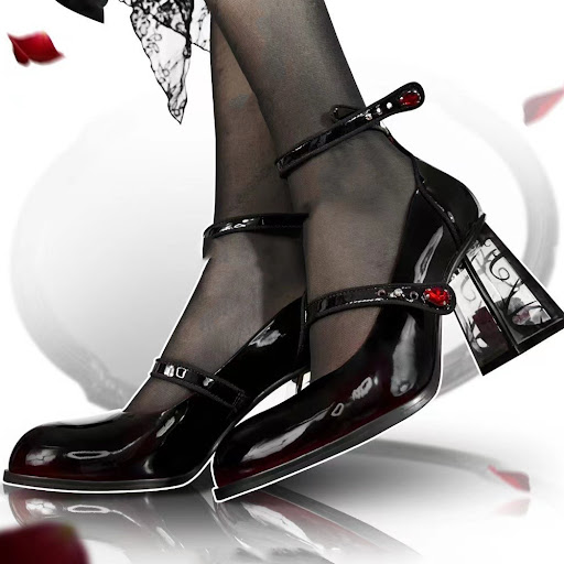 Title 6, Vintage Rose French Crystal Heels elevate your ...