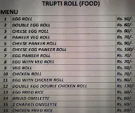 Trupti Food menu 1