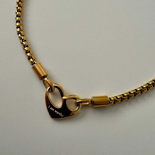 Title 4, Stainless Steel Heart Necklace Pendant, a beaut...