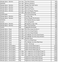 Malaka Spice menu 1