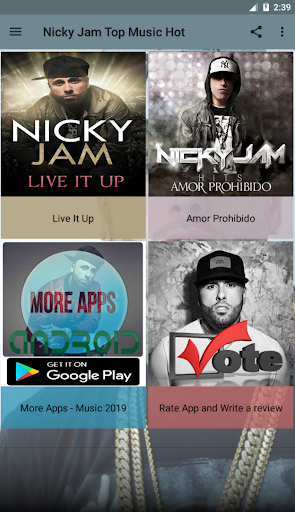 Nicky Jam Top Music Hot