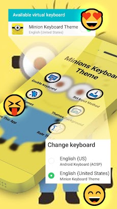 ミニオンのキーボードテーマ Androidアプリ Applion