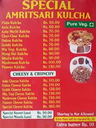 Special Amritsari Kulcha menu 1