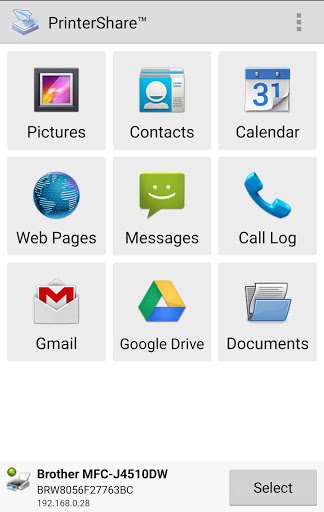 Screenshot PrinterShare Mobile Print