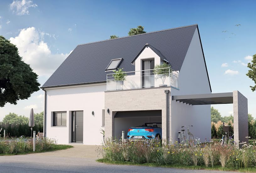  Vente Terrain + Maison - Terrain : 440m² - Maison : 95m² à Saint-Aubin-des-Landes (35500) 