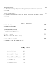 The Diet Bowl menu 6