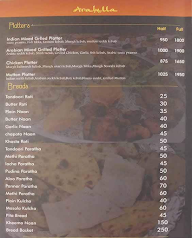 Arabella menu 8