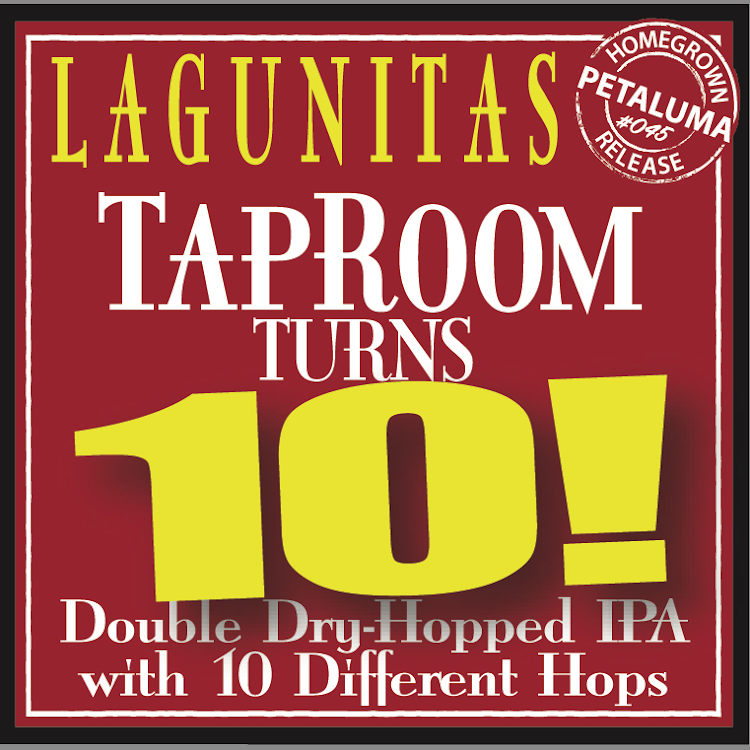 Logo of Lagunitas Taproom Turns 10