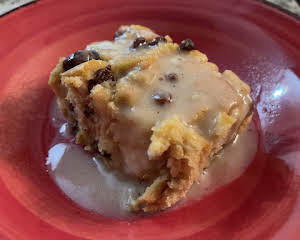 Creole Bread Pudding With Bourbon Sauce