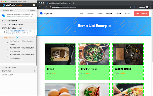 AnyPicker - Un gratteur de données Web sans code alimenté par l'IA