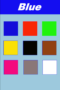 Color learning for kids app - náhled