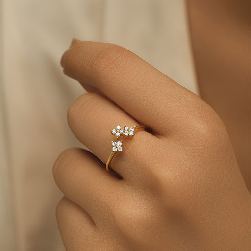 Title 22, S925 Open Silver Ring Personality Simplicity. A...
