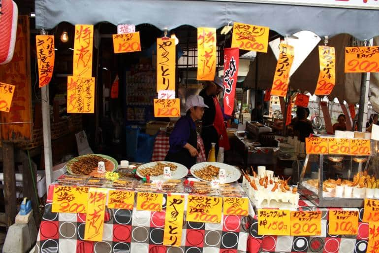 Kyoto street food markets