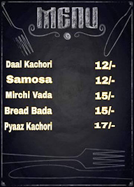 Pandit Kachori Wala menu 1