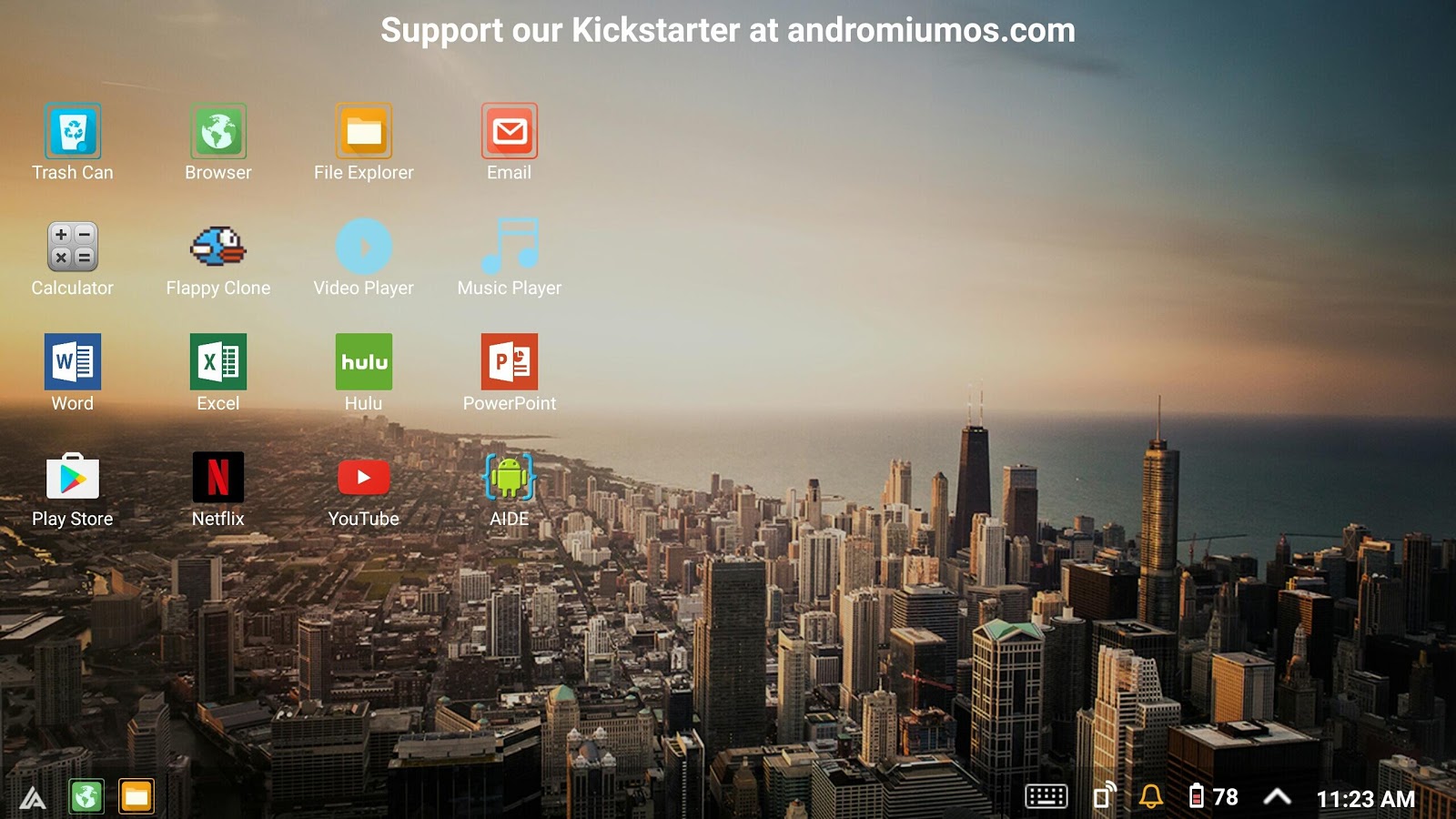    Andromium OS (Beta)- screenshot  