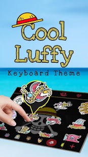 Cool Luffy Theme&Emoji Keyboard - náhled