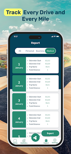 Screenshot Miles: Mileage Tracker & Log