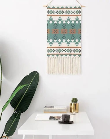 Hanging tassel tapestry - 1