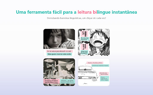 BiRead - Tradução paralela do site | Legendas bilíngues