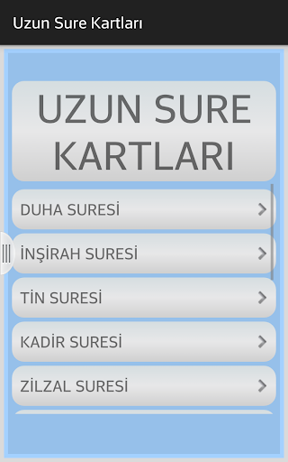 Uzun Sure Kartları