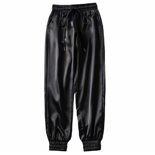 Title 2, Womens Slippery Surface Jogging Trousers, perf...