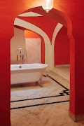 Bright colours feature prominently in the decor of the Gudliya Suite.