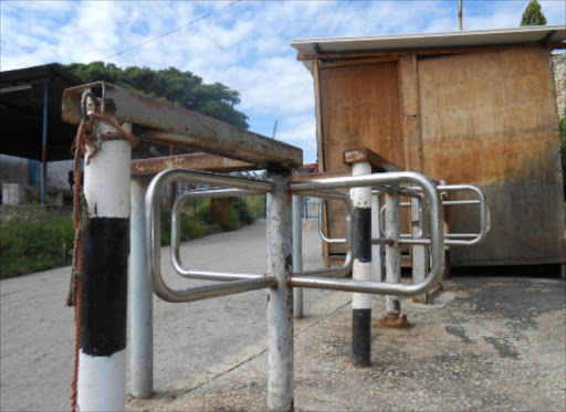 MAKEOVER: The entrance to the Mtongwe Ferry terminal which has been dormant for the past year.Photo/Martin Mwita