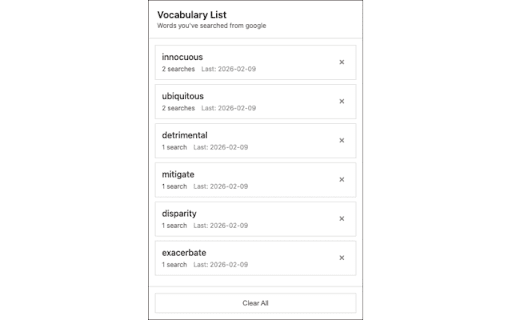 Vocab Store screenshot 1