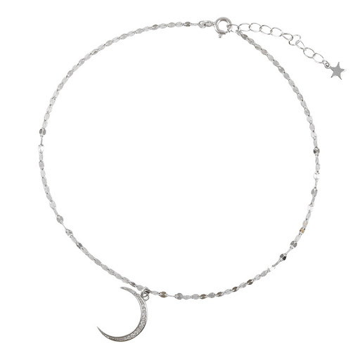 Title 1, Ladies Fashion Personality Pure Moon Anklet. El...