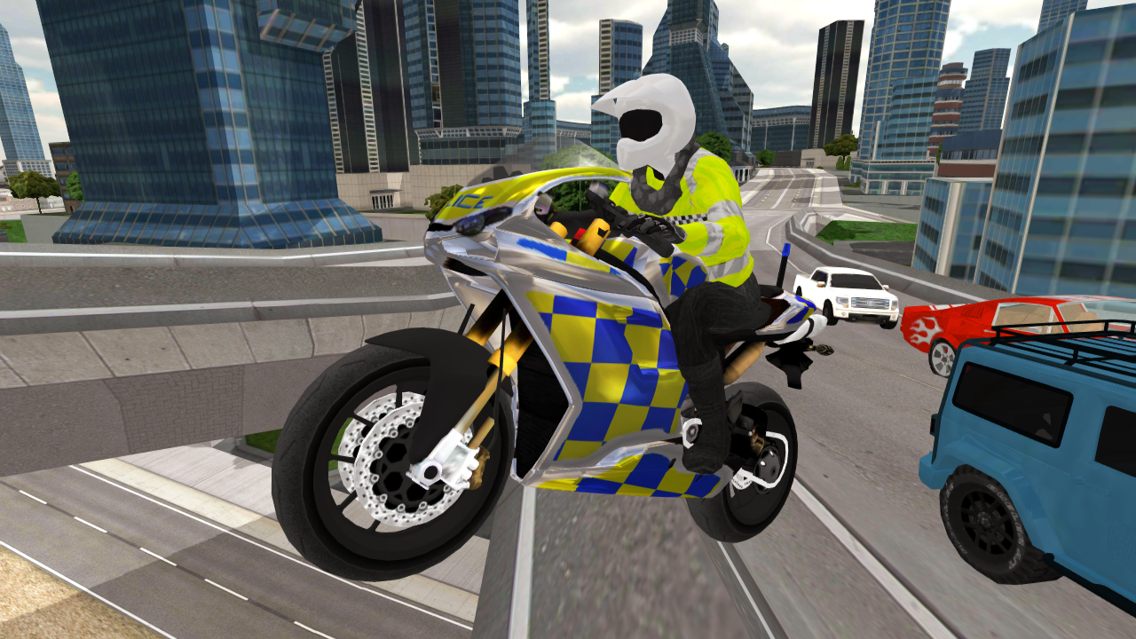   Police Motorbike Simulator 3D- 스크린샷 