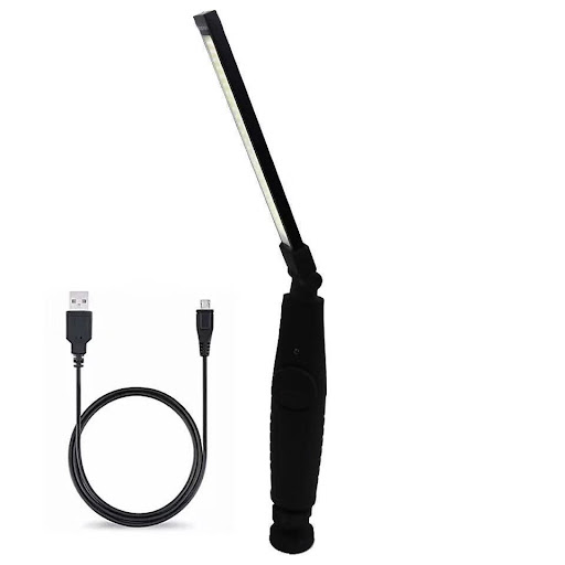 Title 3, USB Charging Inspection Light provides powerful...