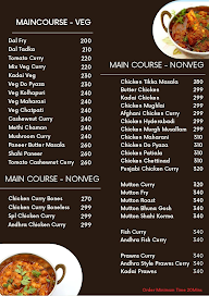 Tonique Restaurant menu 1