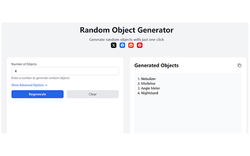 Random Object Generator