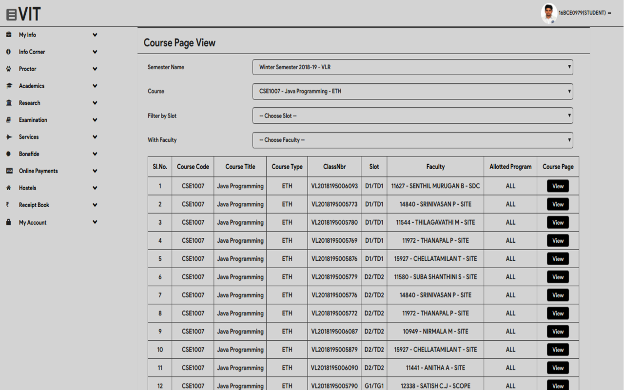 Enhancer for VIT Vellore Academics Preview image 4