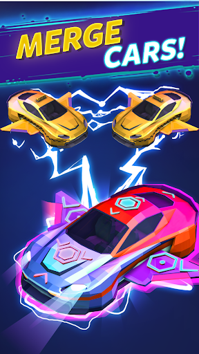 Screenshot Merge Cyber Car: Highway Racer