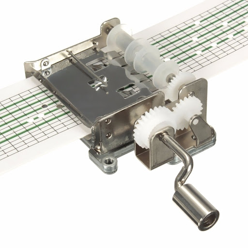 Title 5, Hand-cranked Paper Tape DIY Music Box Movement ...