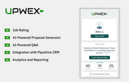 Upwex - AI Tools for Upwork small promo image