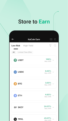 Screenshot KuCoin: Buy Bitcoin & Crypto