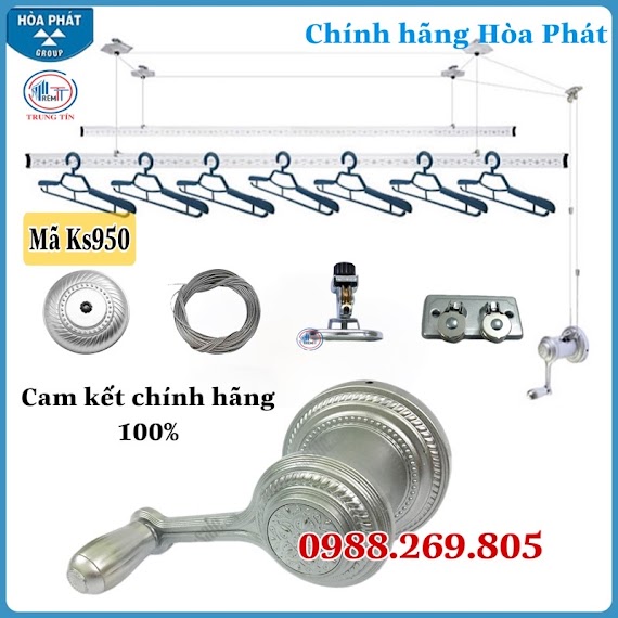 Giàn Phơi Hòa Phát Ks950 Siêu Tiện Lợi