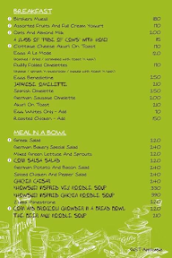 German Bakery menu 2