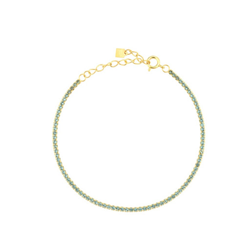 Title 13, Zircon S925 Sterling Silver Color Chain Bracele...