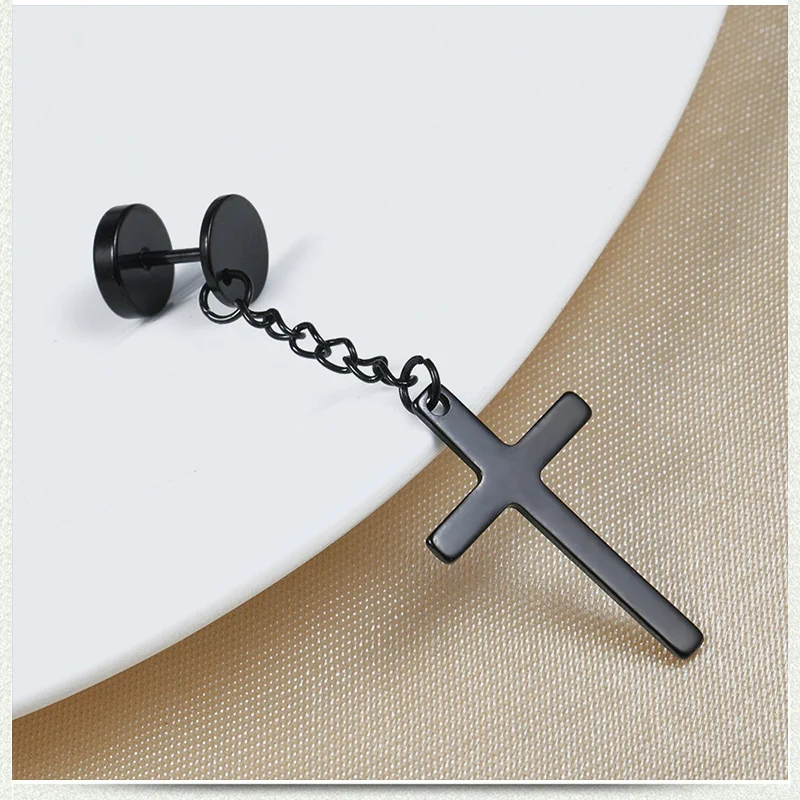 Hipster oorstekers van roestvrij staal voor dames en heren. Stijlvolle oorbellen, perfect voor dagelijks gebruik en duurzaam. Modern design.