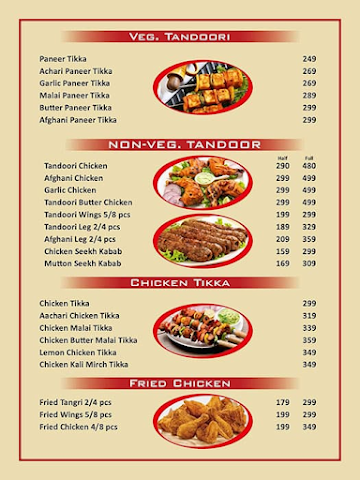 Mastana Bar & Kitchen menu 